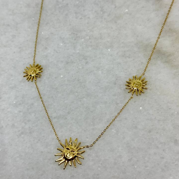 Colar Sunray por atacado de Poudre Bijoux