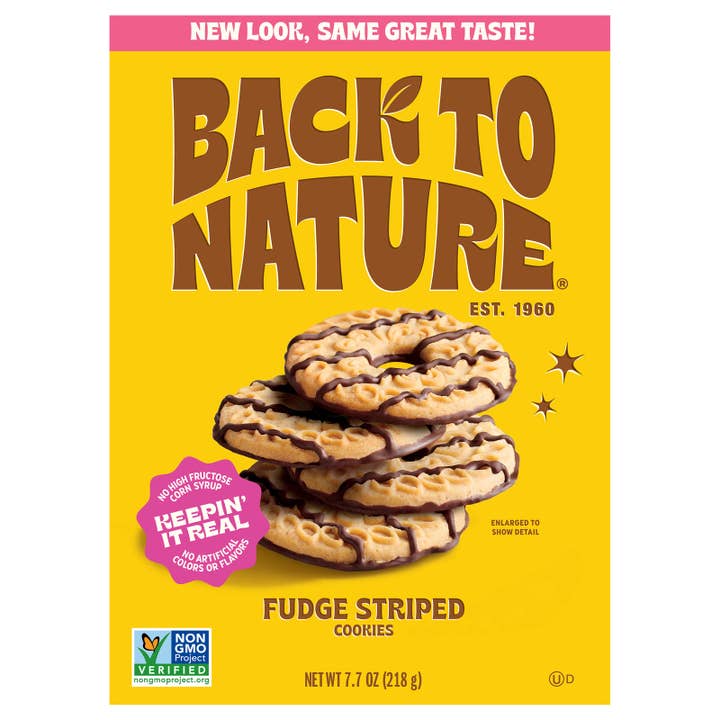 Back To Nature - Cookie Fudge Striped - CS of 6-7.7 OZ for wholesale by Everyday Supply Co