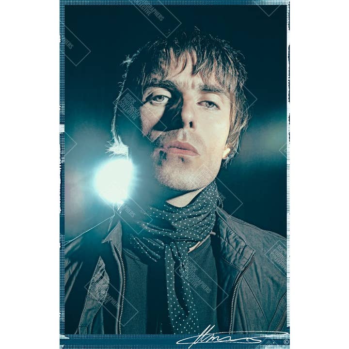 Rock Photographers Collective – wholesale Hoodie – Unisex – Liam Gallagher, Oasis, 2008, (1) MRW Hoodie