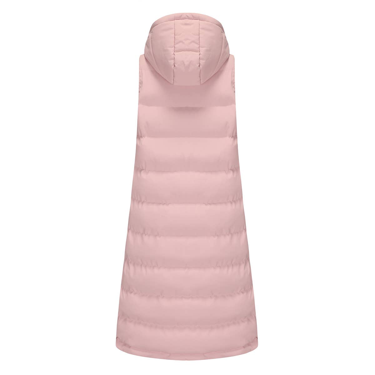 Lily Clothing - Wholesale Outerwear Vest - Women's - Solid-color hooded sleeveless cotton-padded vest19