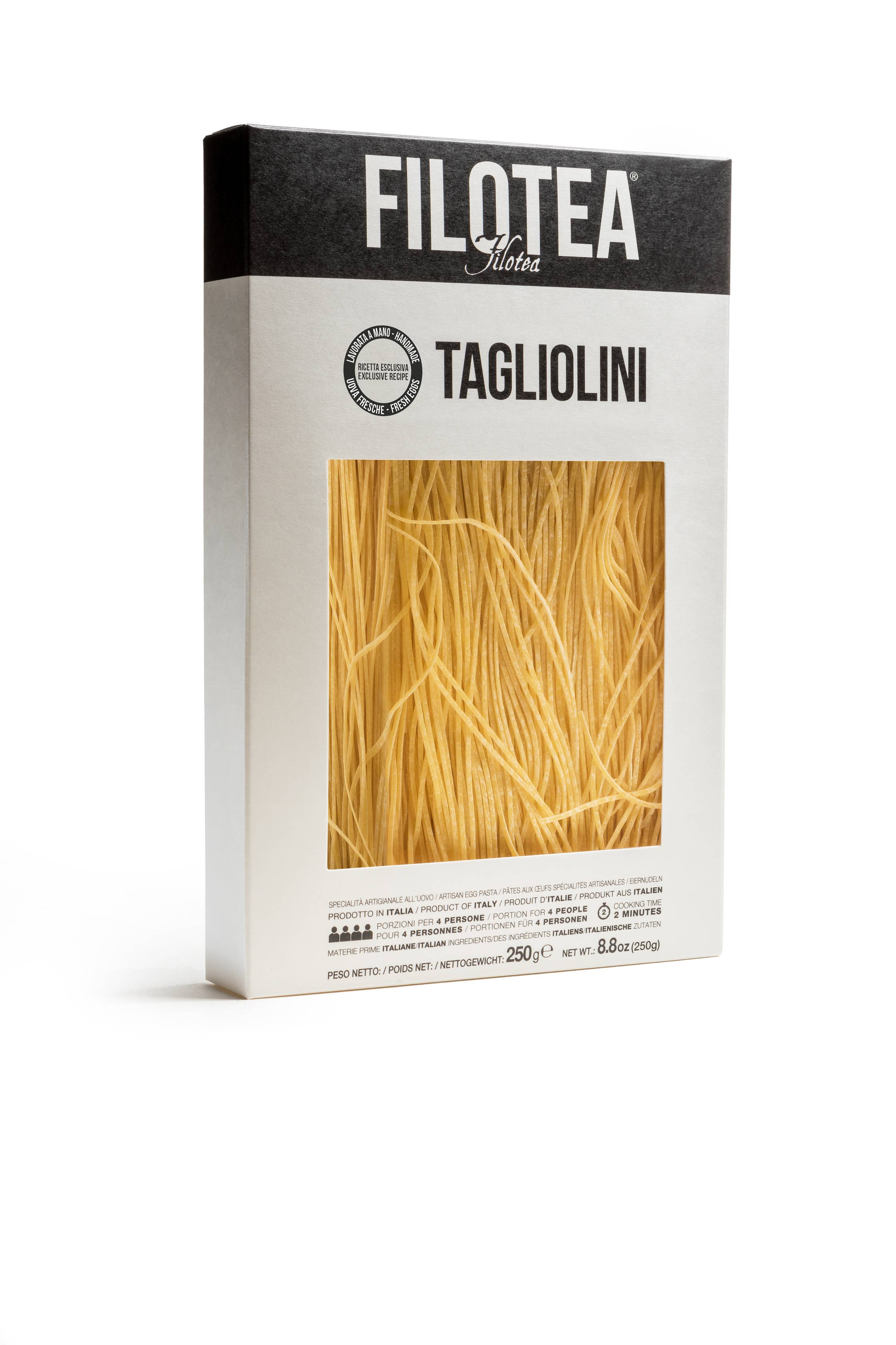 Filotea - Wholesale Pasta - Filotea • Tagliolini Laid Artisan Egg Pasta 250g