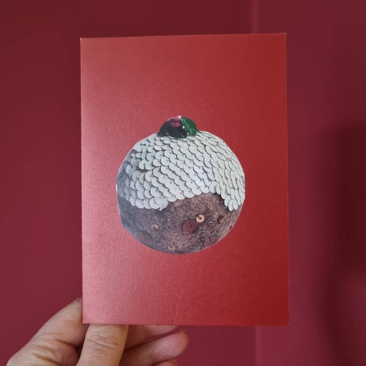 La tarjeta de pudín de Navidad para venta al por mayor de Kate Gwilliam