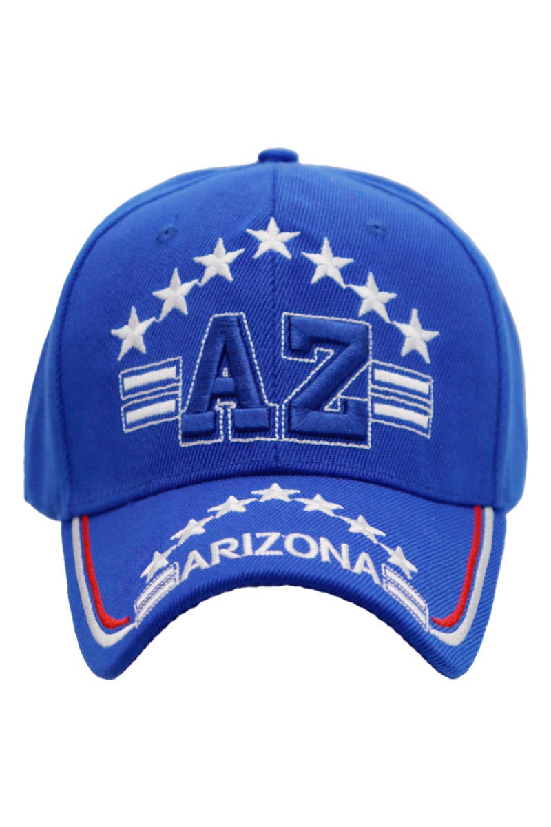 Cap Zone – wholesale Baseballkeps - Unisex – Arizona AZ Star Stripe basebollkeps med kardborreband7
