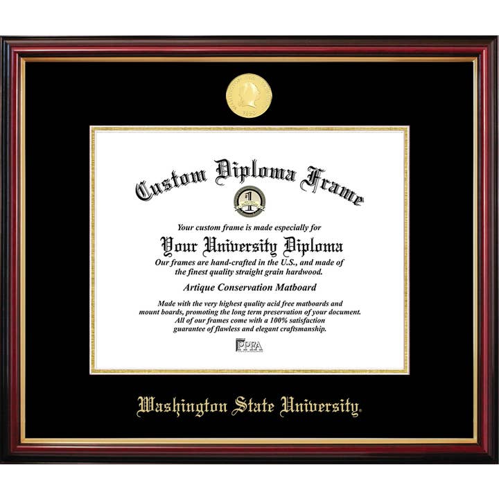 Washington State University Petite Diploma Frame for wholesale by Campus Images