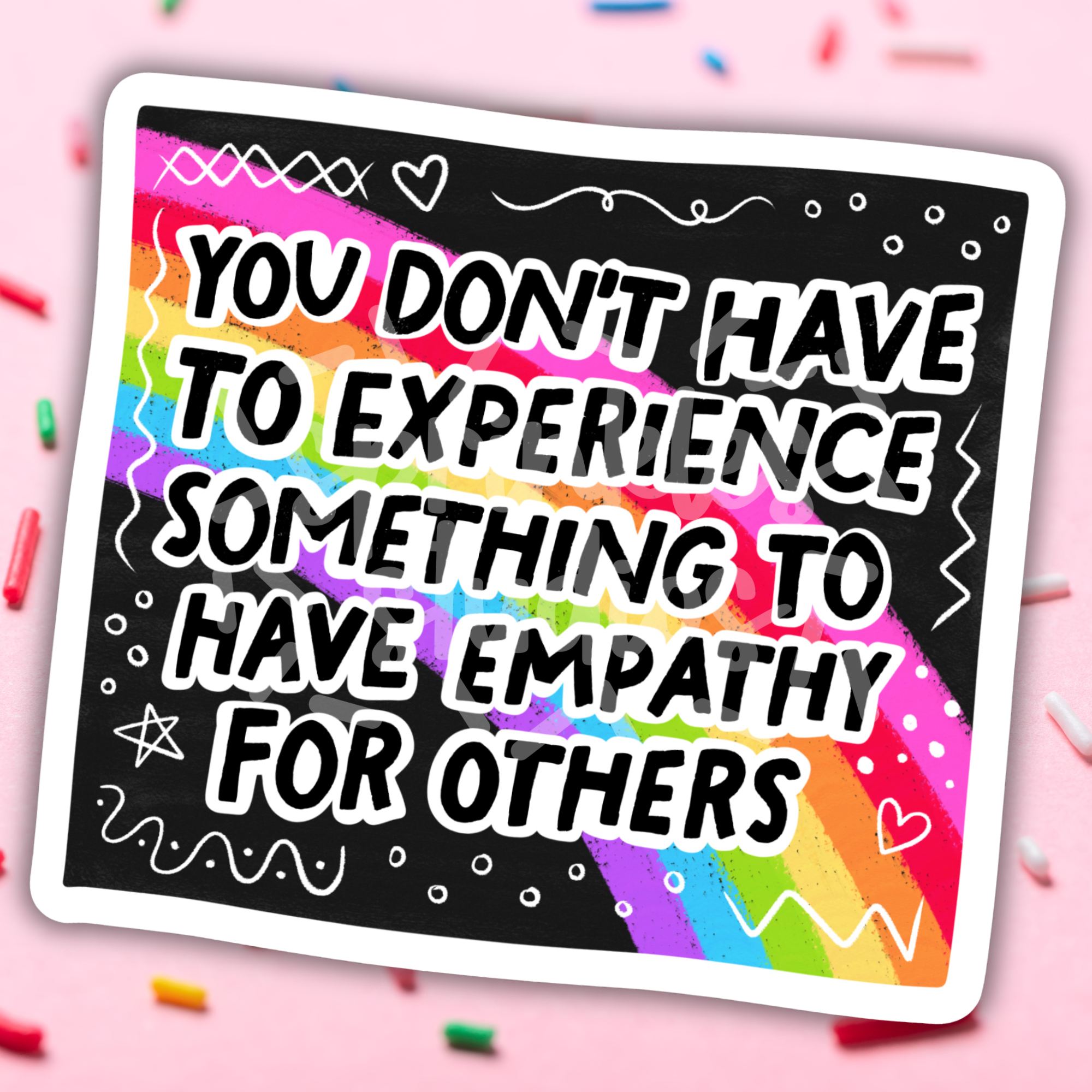 Sprinkles Studios - Vente Autocollant - Autocollant en vinyle Empathy0