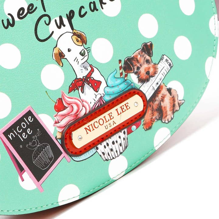Nicole Lee - Venta al por mayor Bolso con correa - Mujer - Bolso de mano «PERRO CUPCAKE»