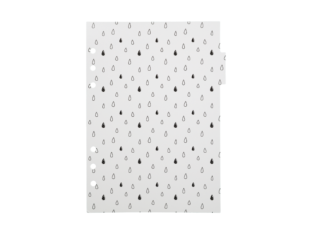 Planner Peace - Wholesale Planner - A5 Dividers "Black and White Rainbow" 6 tab dividers2