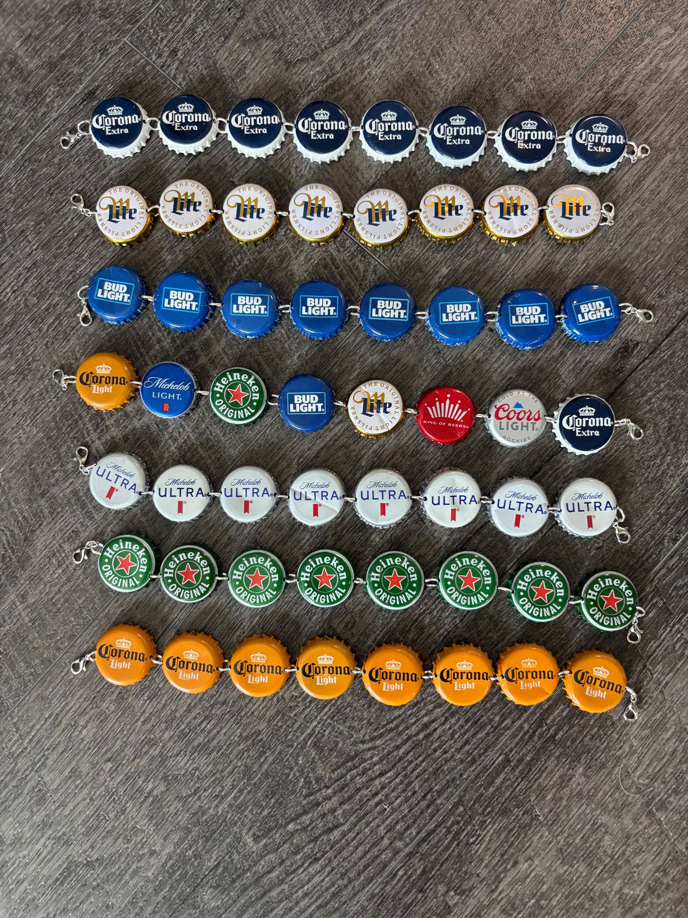 Eric Hill Designs, LLC - Vente Accessoire pour chapeau – homme - Chapeau chaîne de capsules de bière à la mode