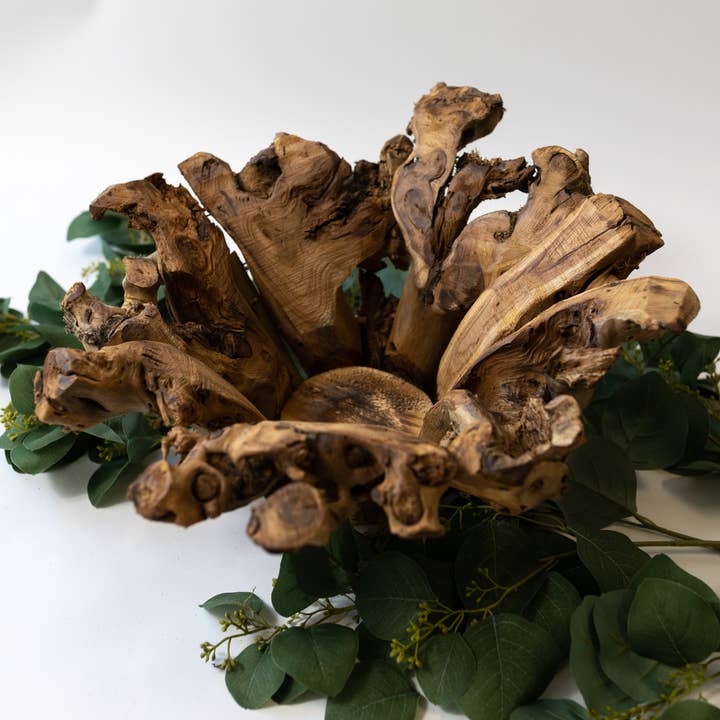 Forever Green Art - Wholesale Decorative Plate/Dish/Bowl - Large Branchy Wood Bowl2
