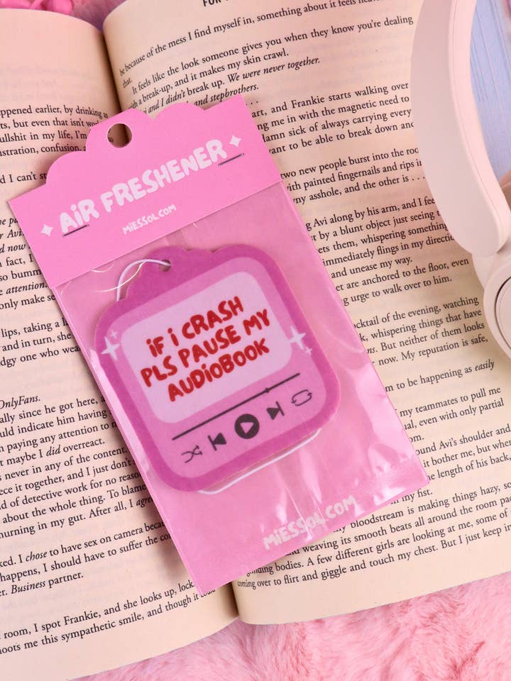 Si je plante, veuillez mettre en pause mon désodorisant littéraire pour livre audio. pour la vente par Miessol