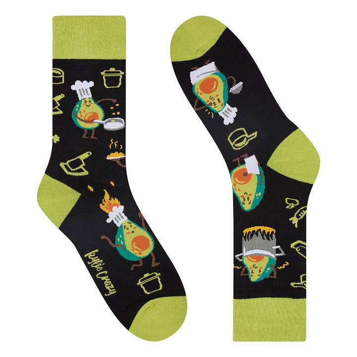 Calcetínes divertidos algodón, sin costuras unisex COOKING para venta al por mayor de KYLIE CRAZY