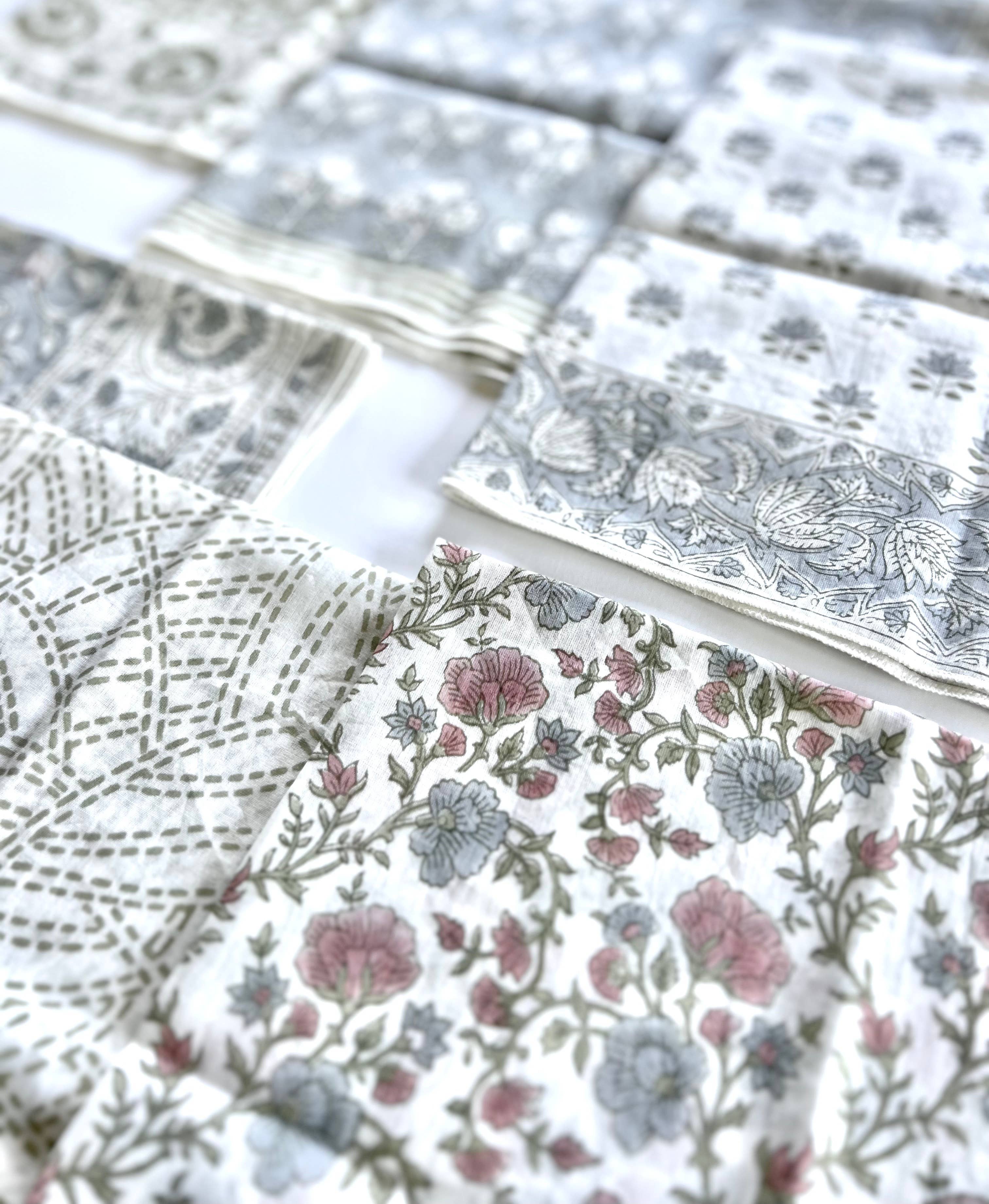 BLOCK PRINT BANDANA - MAUKA PALES COLLECTION for wholesale on Faire21