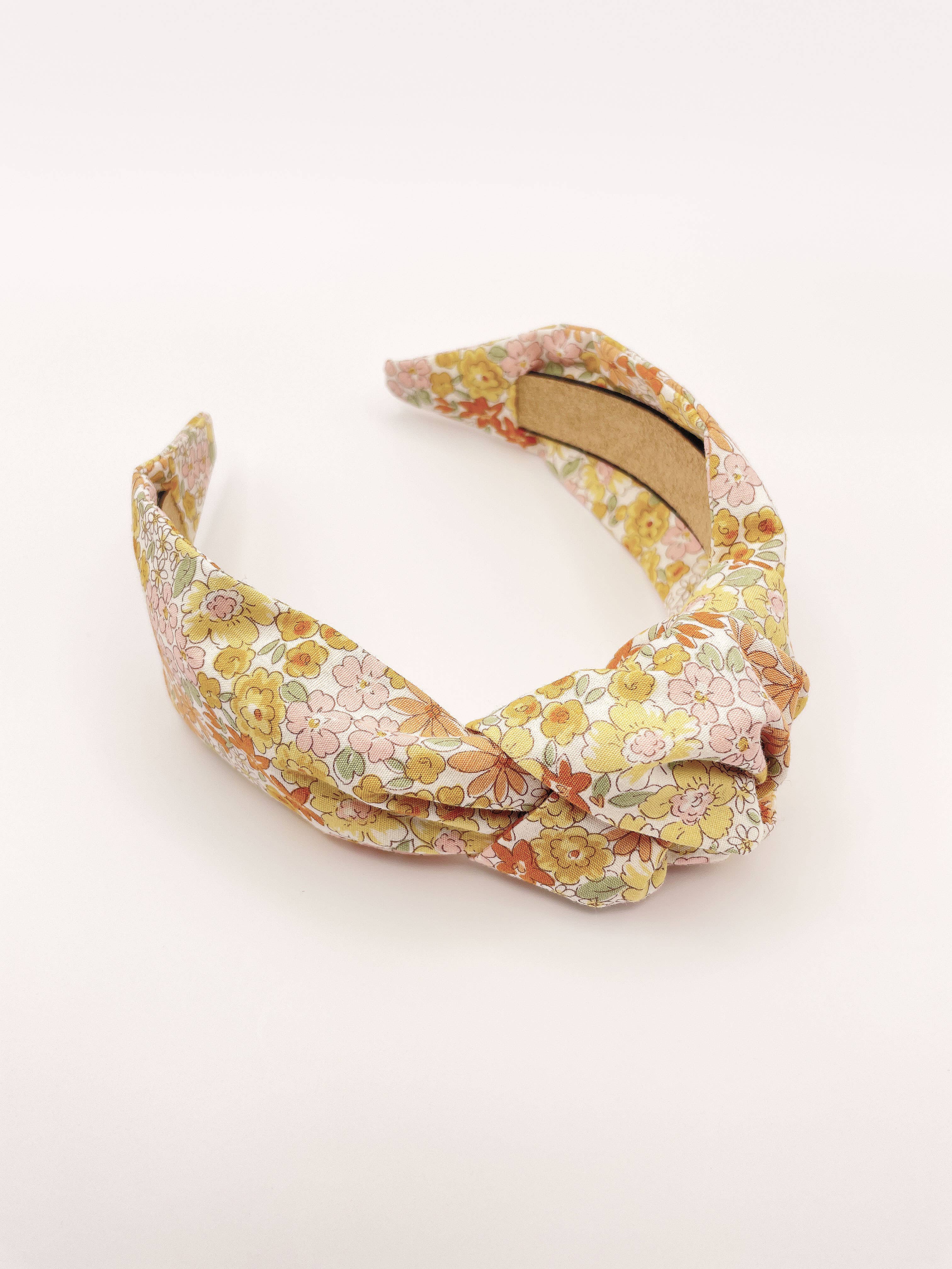 ELSE - Wholesale Fashion Headband - Women's - Handmade Knotted Headbands With Yellow Flowers For Women