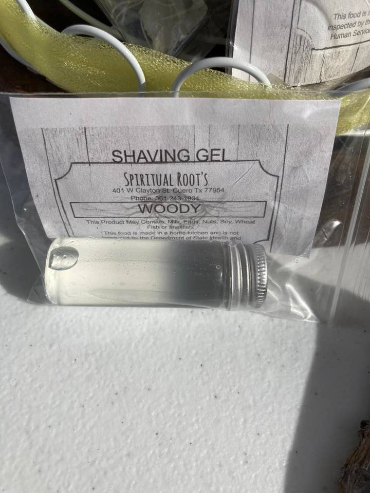 Shaving Gel Woody Scent for wholesale by Spiritual Roots Co