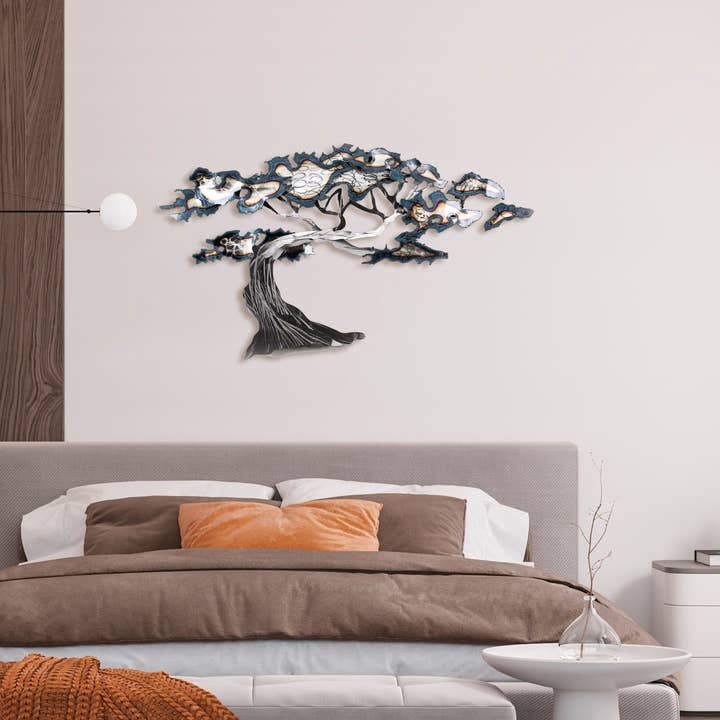 Peterson Housewares & Artwares - Vendita all'ingrosso Decorazione da parete 3D - Albero d'argento