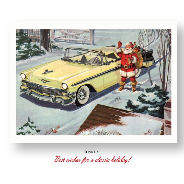Destination PSP - Wholesale Kerstkaartje - Classic Car Holiday Kaartenset4