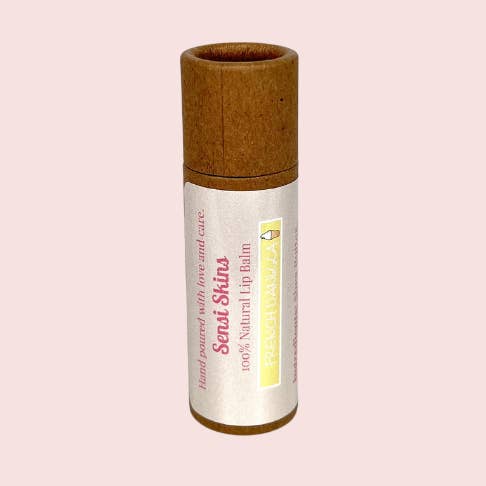 Natural French Vanilla Lip Balm Tube for wholesale by SensiSkins