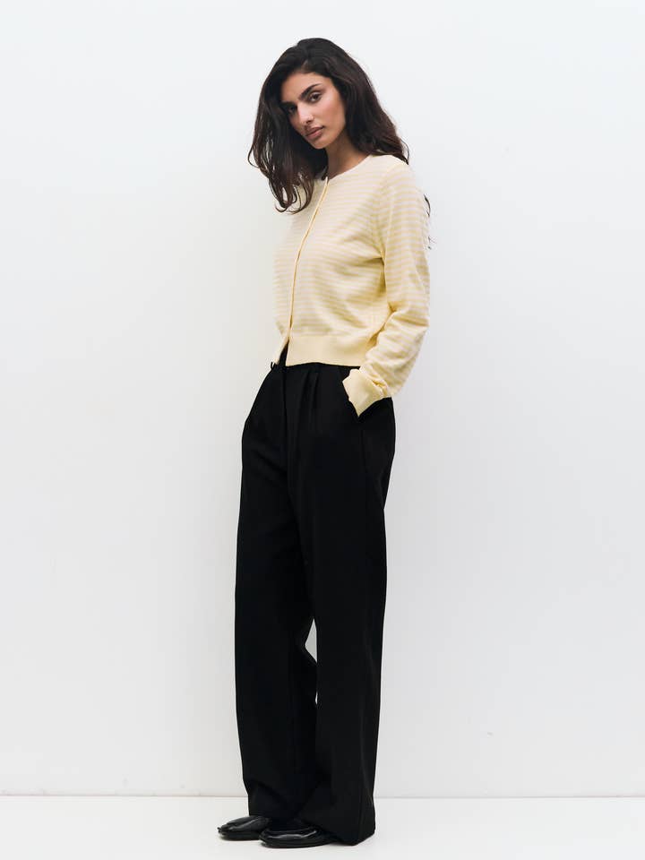 MOD REF - Wholesale Cardigan - Women's - The Montana Cardigan | Striped Button-Down Cardigan21