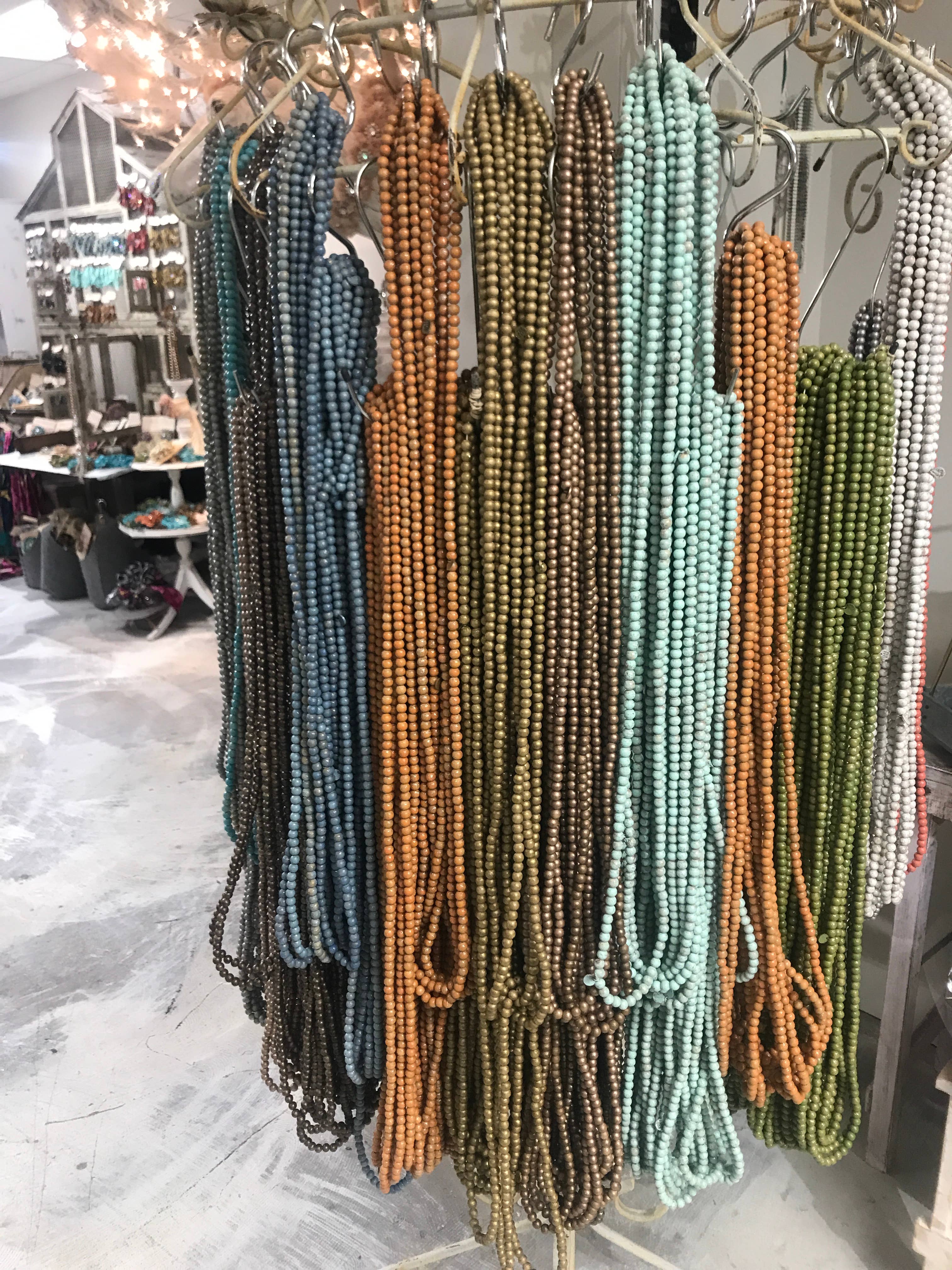 A Rare Bird Shop - Wholesale Beaded/Pearl Necklace - Teakwood Necklace Bundle2