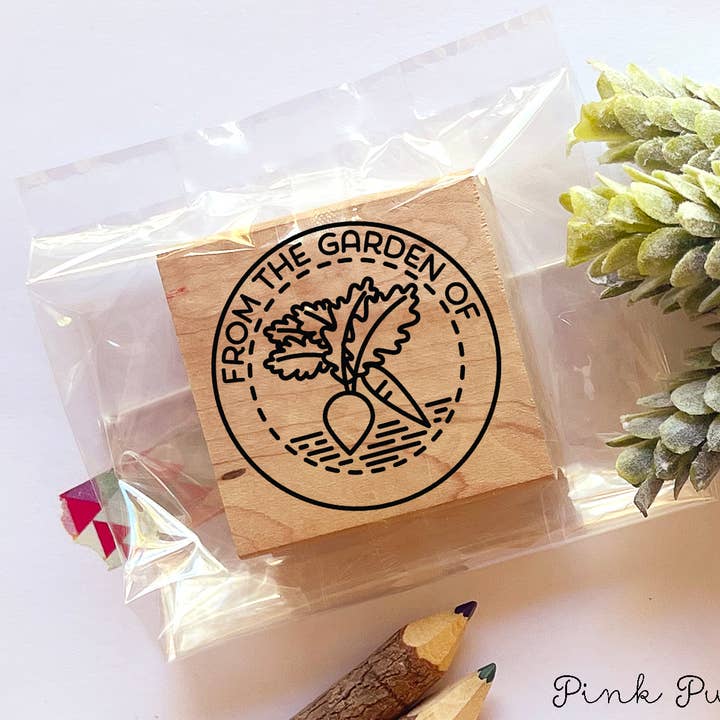 From the Garden of Rubber Stamp for Gardening & Seed Packets for wholesale by Pink Pueblo