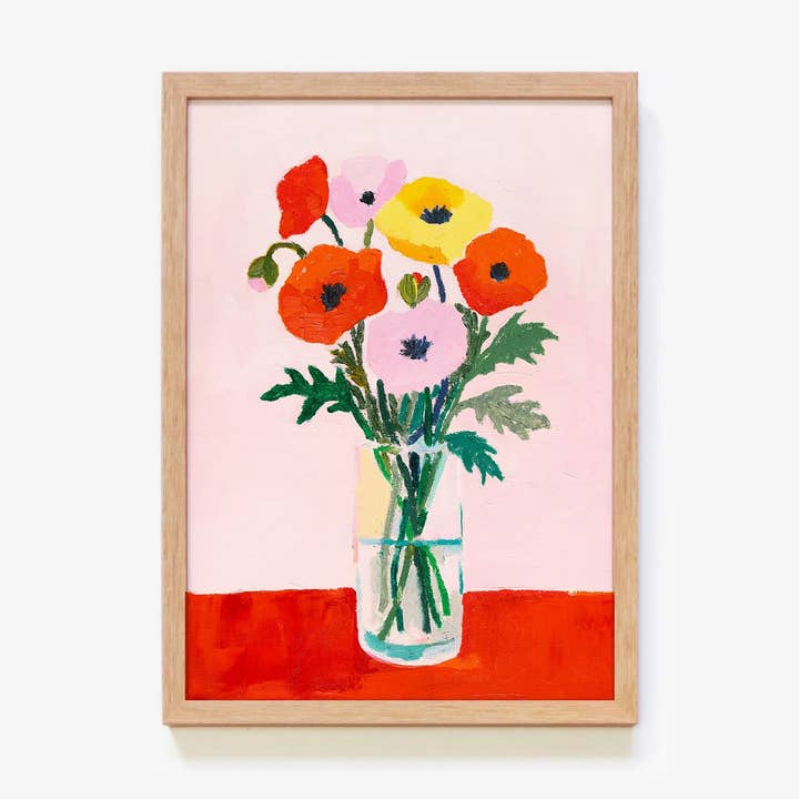 Impressão artística Poppy Love por atacado de Julia Ockert