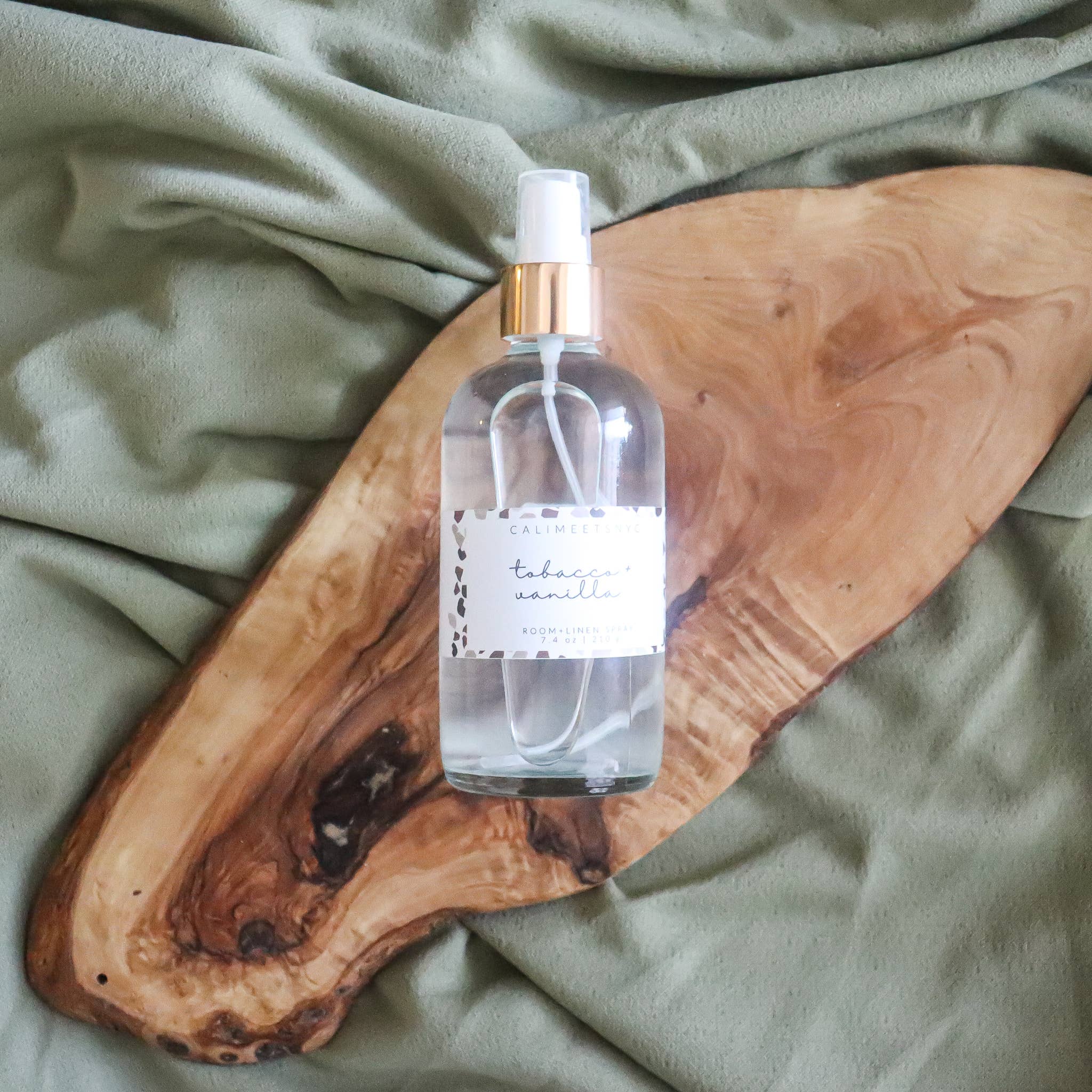Cali Meets NYC - Wholesale Room & Linen Spray - Tobacco + Vanilla Room + Linen Spray1