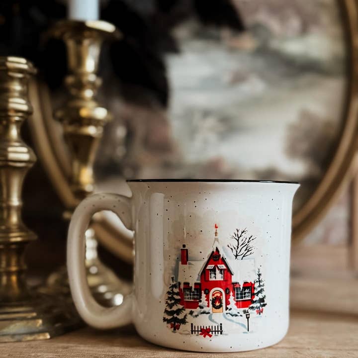 LITTLE RED CHRISTMAS HOUSE for wholesale by Haverly and Co.