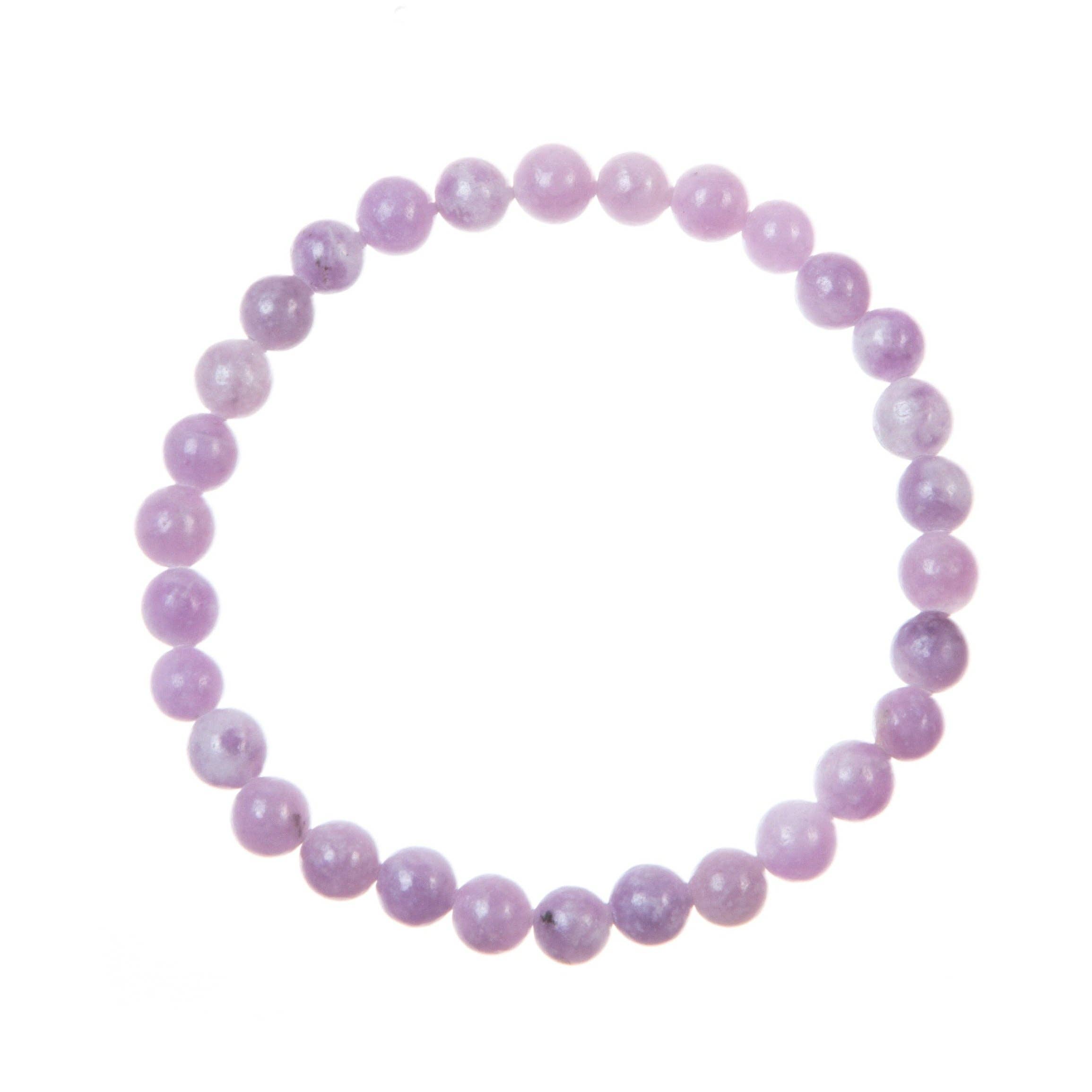 Ole - Wholesale Beaded Bracelet - Lepidolite Stone Stretch Bracelet B3803-6MM0