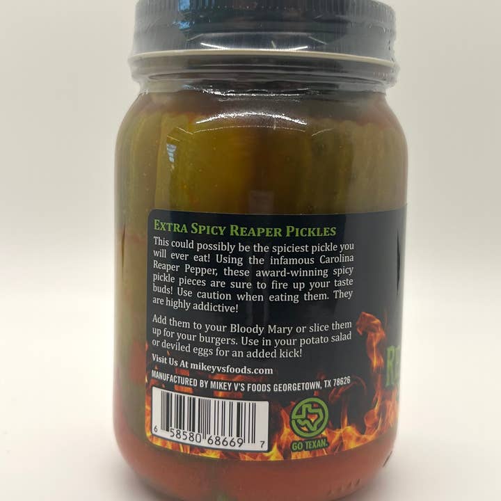 Mikey V's Foods - Wholesale Pickled Vegetables - XXX Spicy Reaper Pickles3