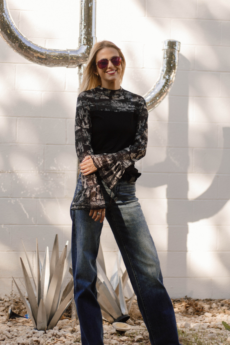 Sterling Kreek - Wholesale Blouse - Women's - Homestead Toile Top3