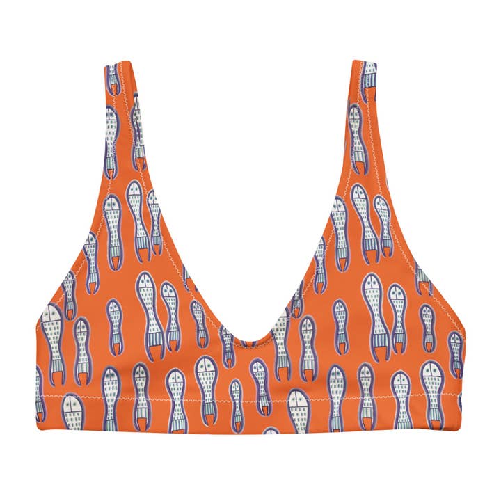 Ungud and Jiaa Dreaming Bralette Top - Orange for wholesale by Palet Theory