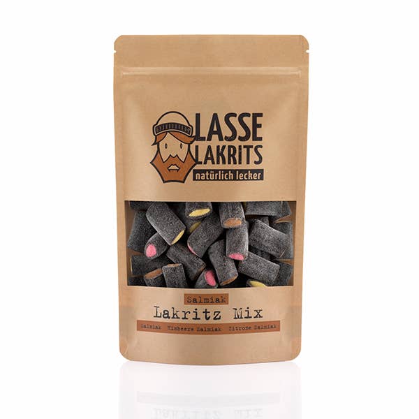 LASSE LAKRITS - natürlich lecker – wholesale Liquorice – Liquorice mix salmiak 500g0