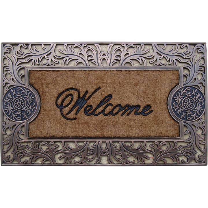 Paillasson en caoutchouc de coco naturel A1HC, épais et durable pour la vente par A1 home collections