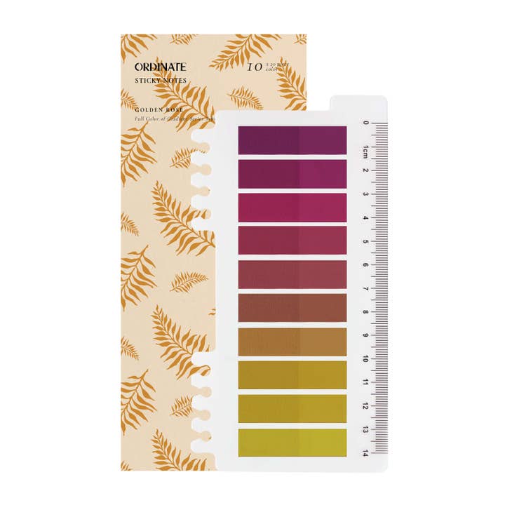 Golden Rose | Sticky Notes | Page Markers | Sticky Notes for wholesale by Ordinate
