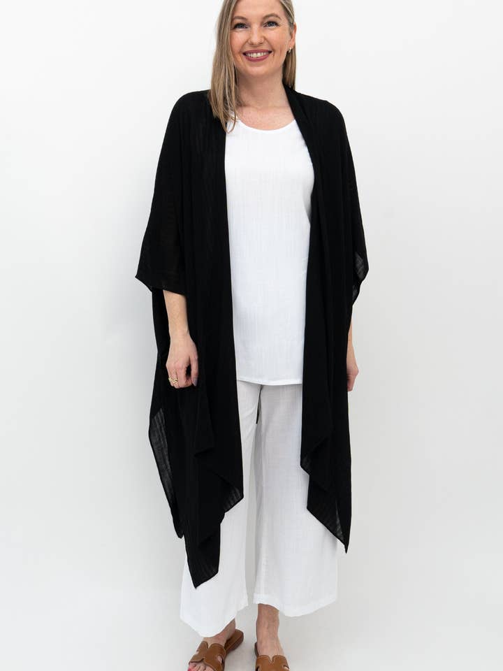 Darcy, zwart, één maat voor wholesale door Blue Sky Clothing Co LLC