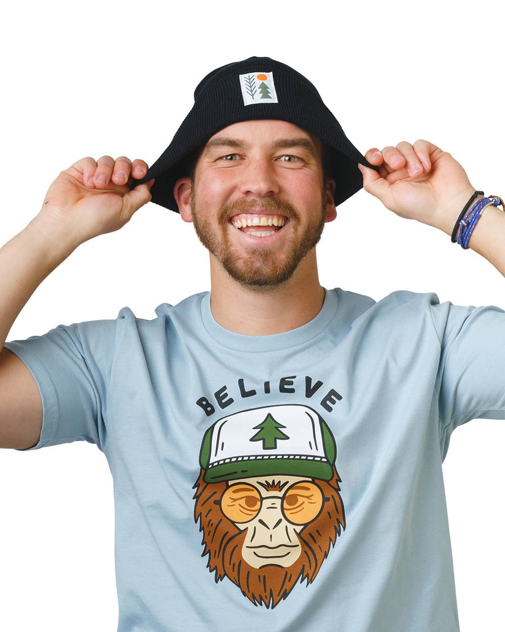 Keep Nature Wild - Wholesale Beanie - Unisex - Evergreen Cuffed Beanie | Black1