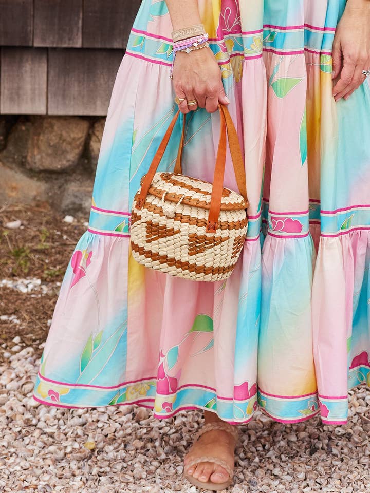 Rust Tucker Basket Palm Citron for wholesale by Squeeze De Citron