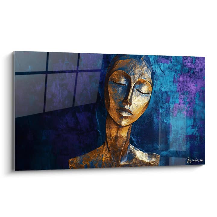 Gemälde inspiriert von La Belle Romaine von Amedeo Modigliani Nr. 2 – Hommage an den berühmten Künstler für den Großhandel von Walensky