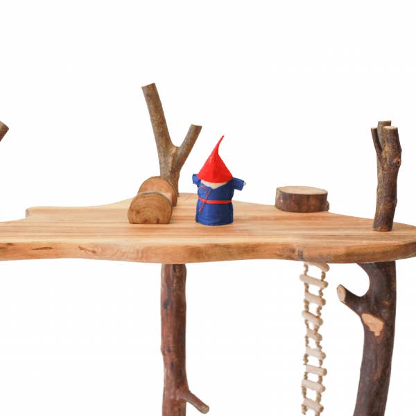 Q Toys - Wholesale Wood toy – Child - Acacia and Lychee Wood Jungle Tree House Toy for Kids8