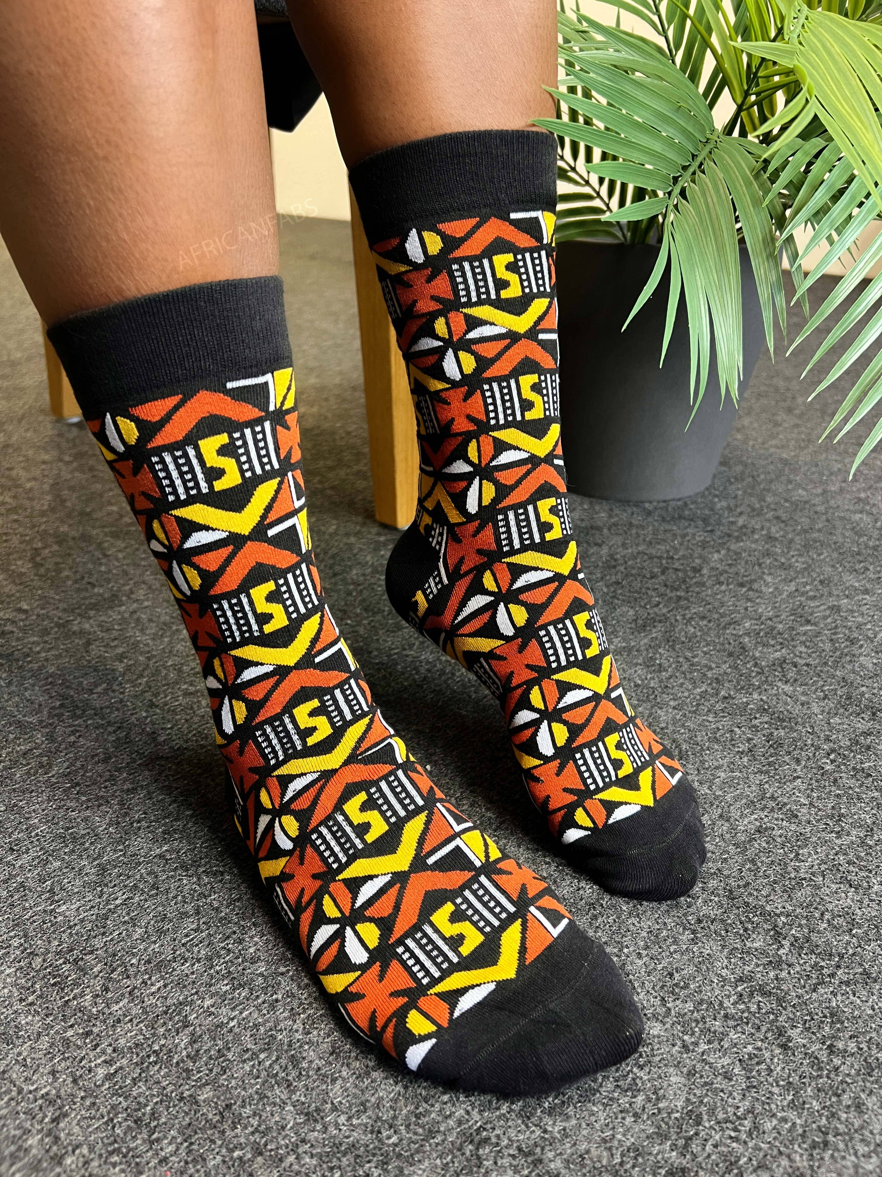 AfricanFabs - Wholesale Socks - Unisex - Mix of 24 different pairs - African socks / Afro socks / African print socks - All 24 styles4