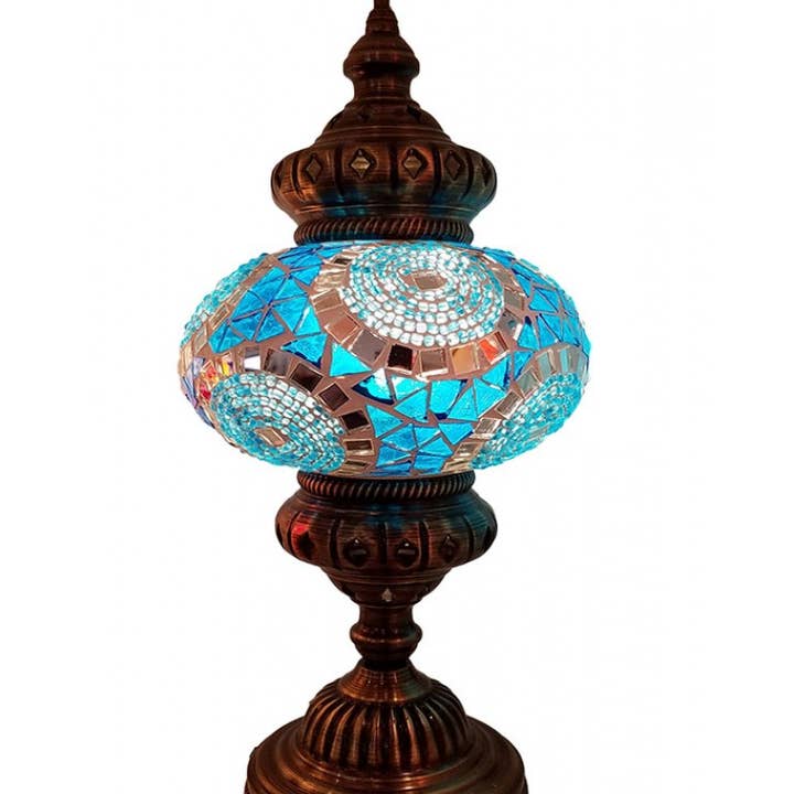 Natto USA - Wholesale Accent/Desk Lamp - Mosaic Sultan Lamps 6" TLS62