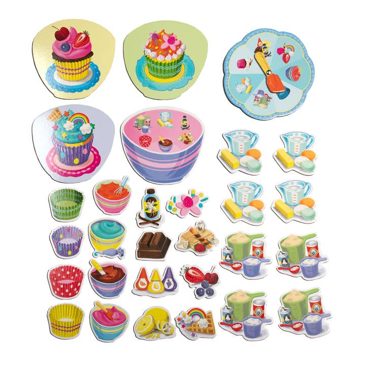 eeBoo - Wholesale Board Game - Cupcake Shaped Spinner Game