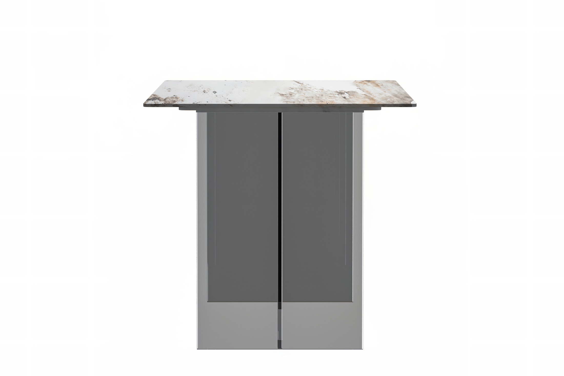 LeisureMod - Wholesale Side Table - Kova Rectangular Dining Table with Stone or Glass Top11