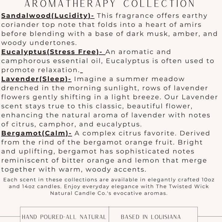 The Twisted Wick – wholesale Jar/filled candle – Aromatherapy Candles4