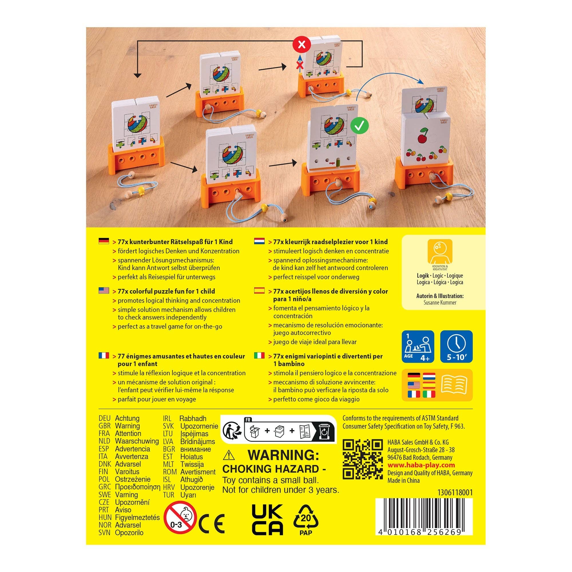 HABA USA - Wholesale Brain Game - Kids - Logic! CASE Starter Set 4+7