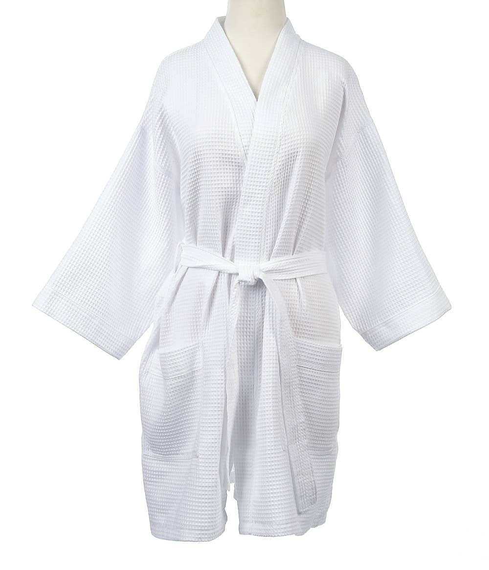 Kaleidoscope Accessories - Wholesale Robe - Women's - Short Waffle Weave Robe0