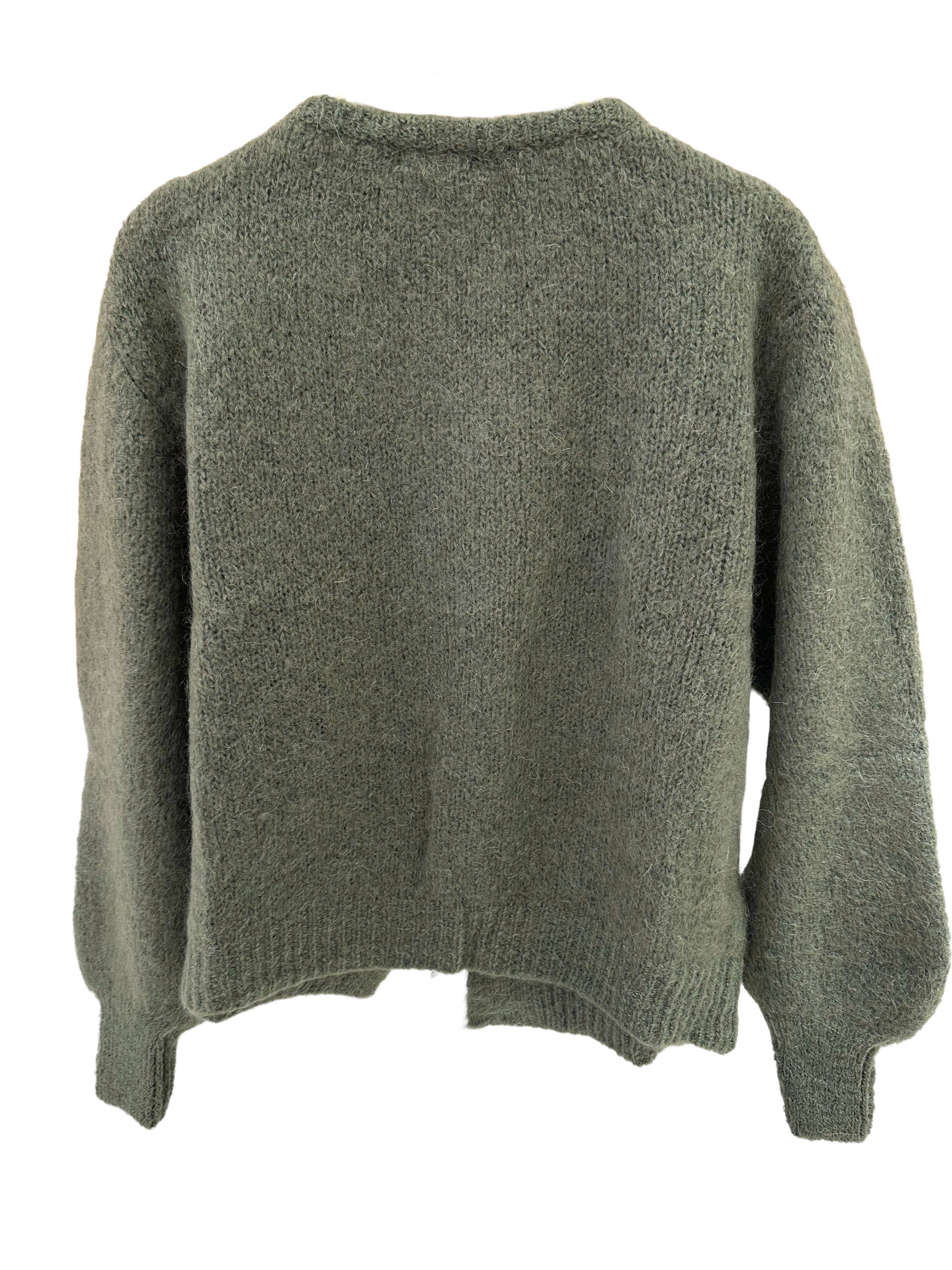 Orice – Cardigan - Mulher por atacado – Cardigã de tricô em lã mohair com laço - Orice25