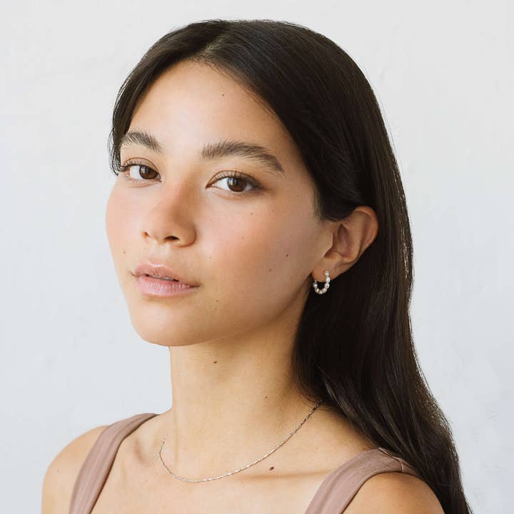 Kara Yoo - Wholesale Hoop Earrings - Baby Rosa Hoops1