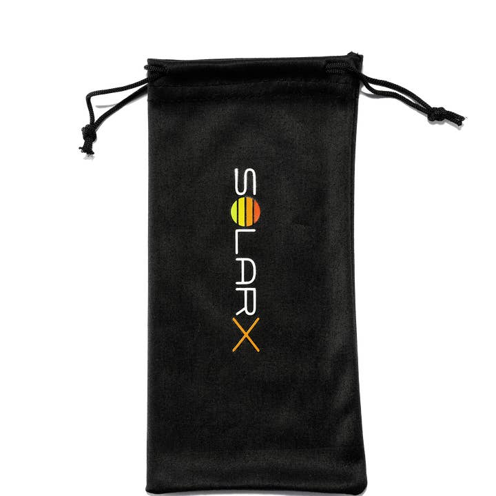 SXSUNMICRO-BLK - Black Microfiber Bag for Sunglasses for wholesale by SolarX Eyewear