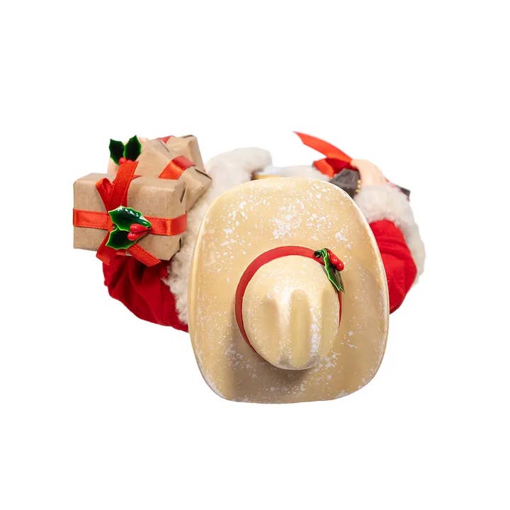 Kurt S. Adler, Inc. - Wholesale Christmas Decoration - 11" Westrn Santa W/Guitar+Gift Boxes4